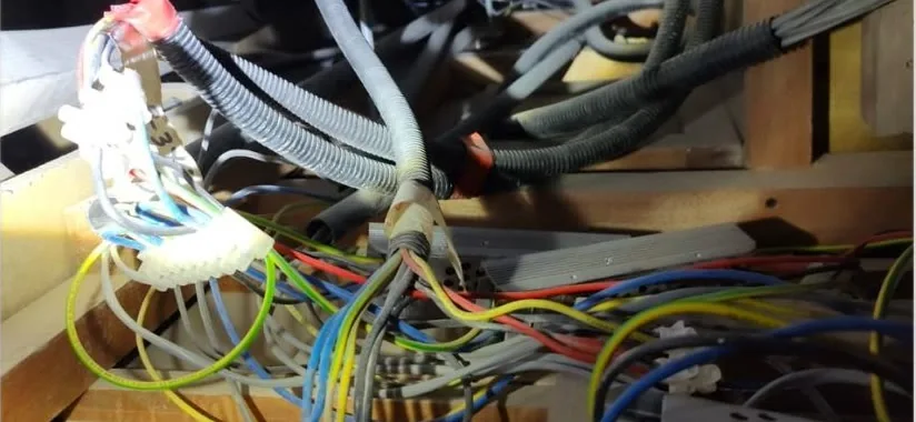 Unsafe wiring